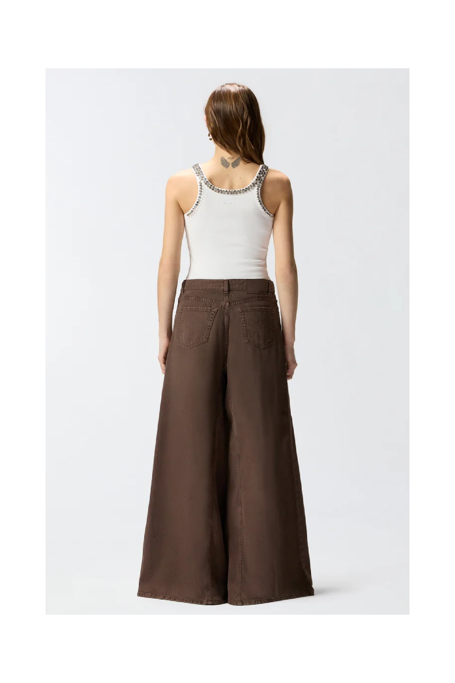 JEANS SUPER WIDE LEG PINKO