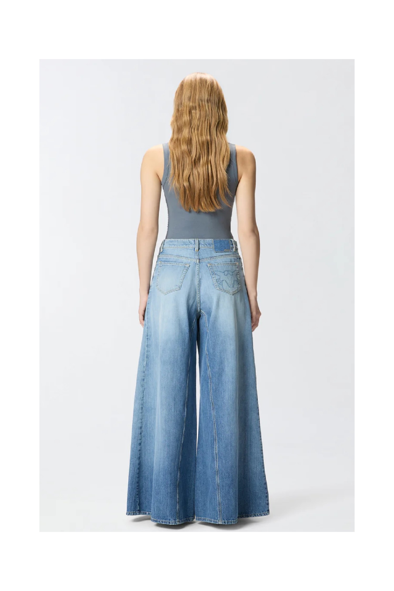JEANS SVASATI SUPER WIDE LEG PINKO