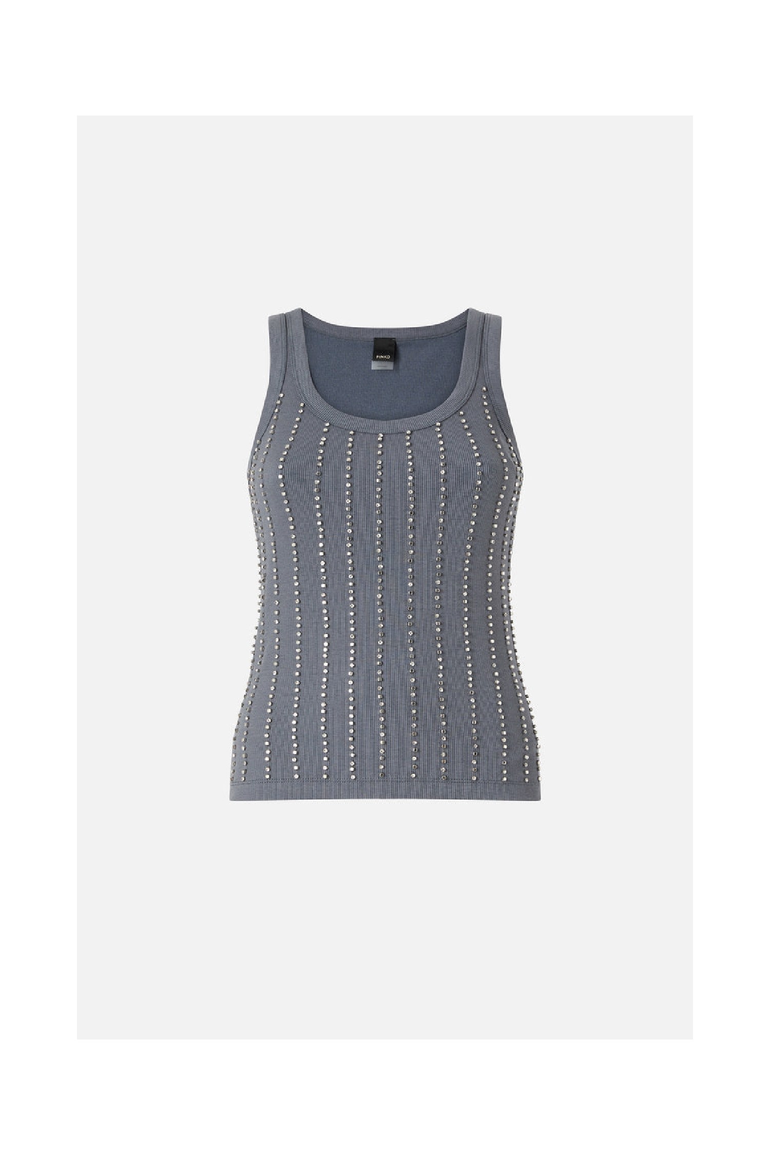 TOP CANOTTA CON DETTAGLI GIOIELLO  PINKO