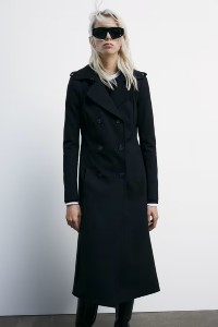 TRENCH CON FIBBIA IN NYLON BIELASTICO PATRIZIA PEPE