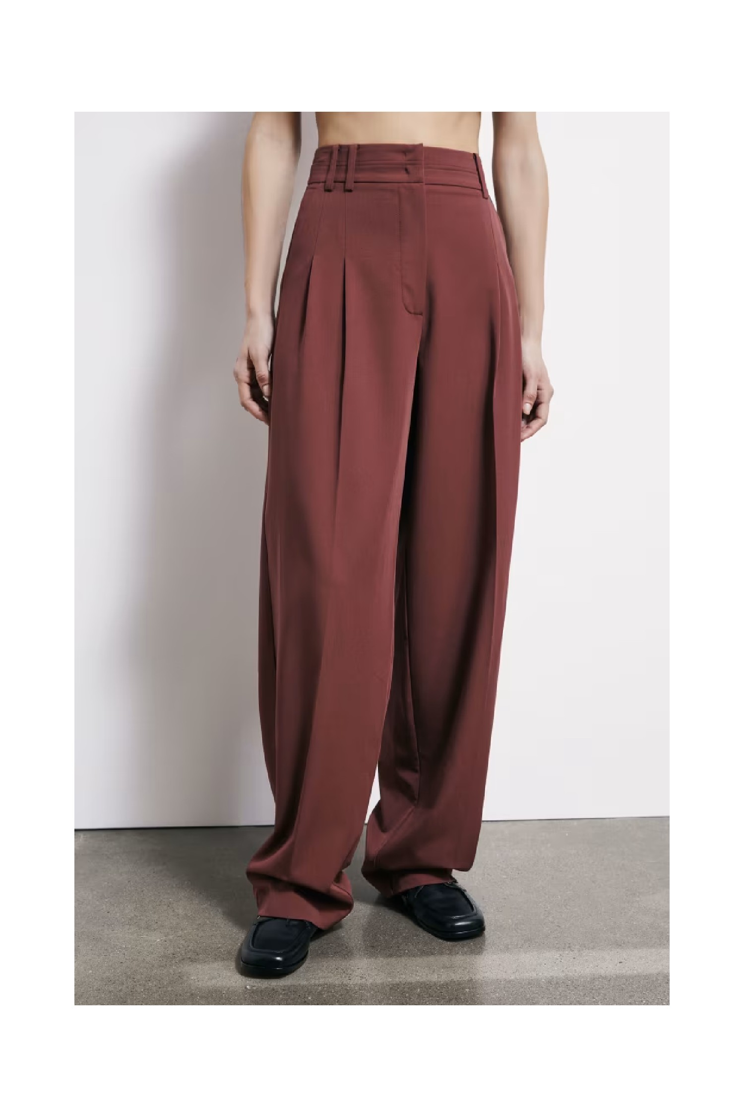 PANTALONI PALAZZO CON PINCES PATRIZIA PEPE