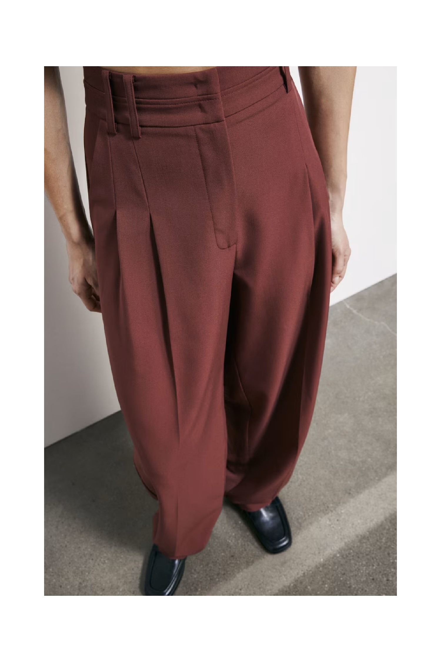 PANTALONI PALAZZO CON PINCES PATRIZIA PEPE