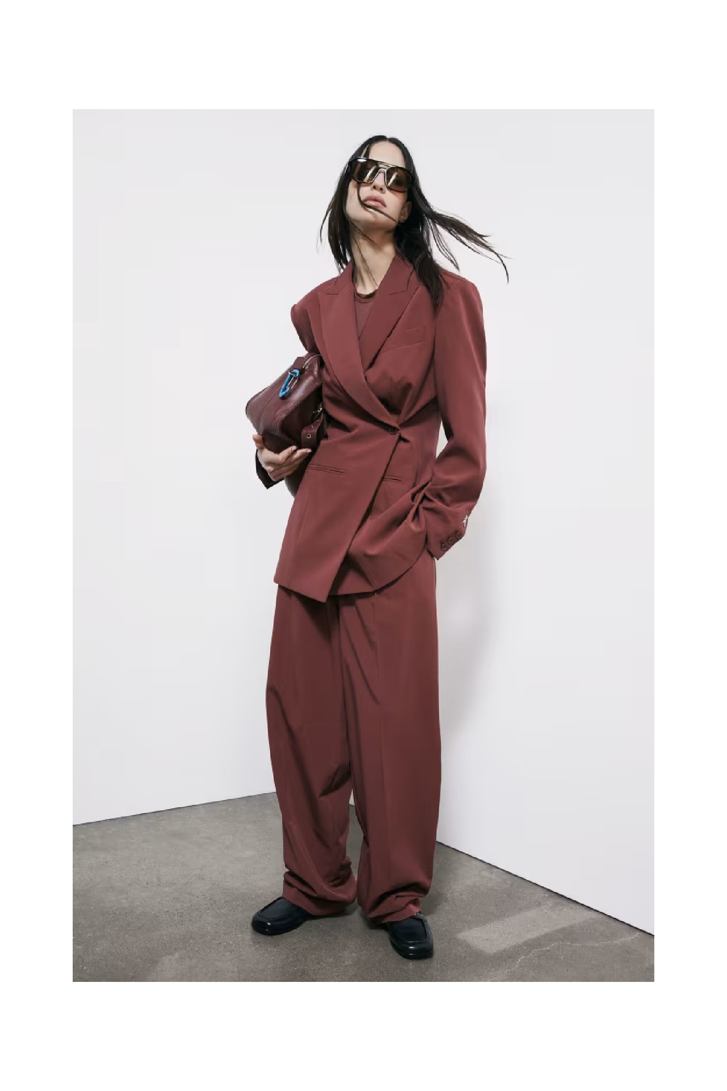 PANTALONI PALAZZO CON PINCES PATRIZIA PEPE