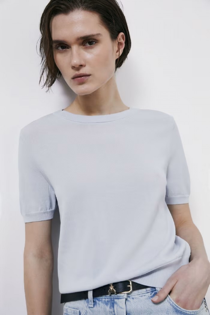 T-SHIRT IN MAGLIA LEGGERA PATRIZIA PEPE