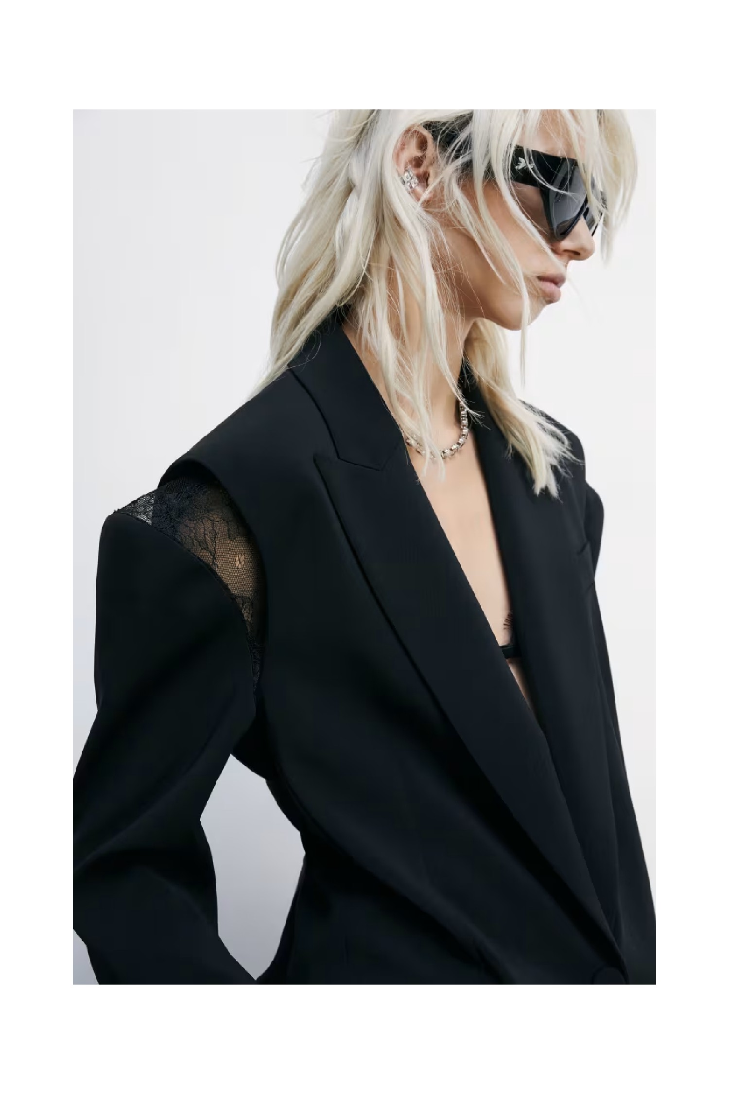 BLAZER OVER IN CREPE PATRIZIA PEPE