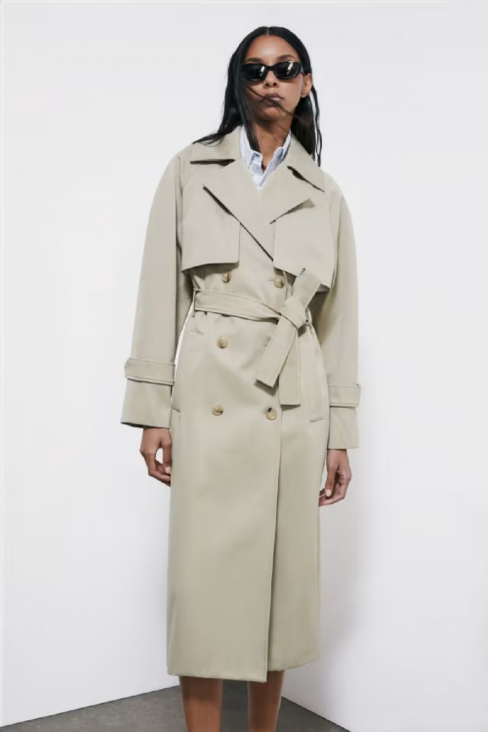 TRENCH STRUTTURATO OVER IN COTONE PATRIZIA PEPE