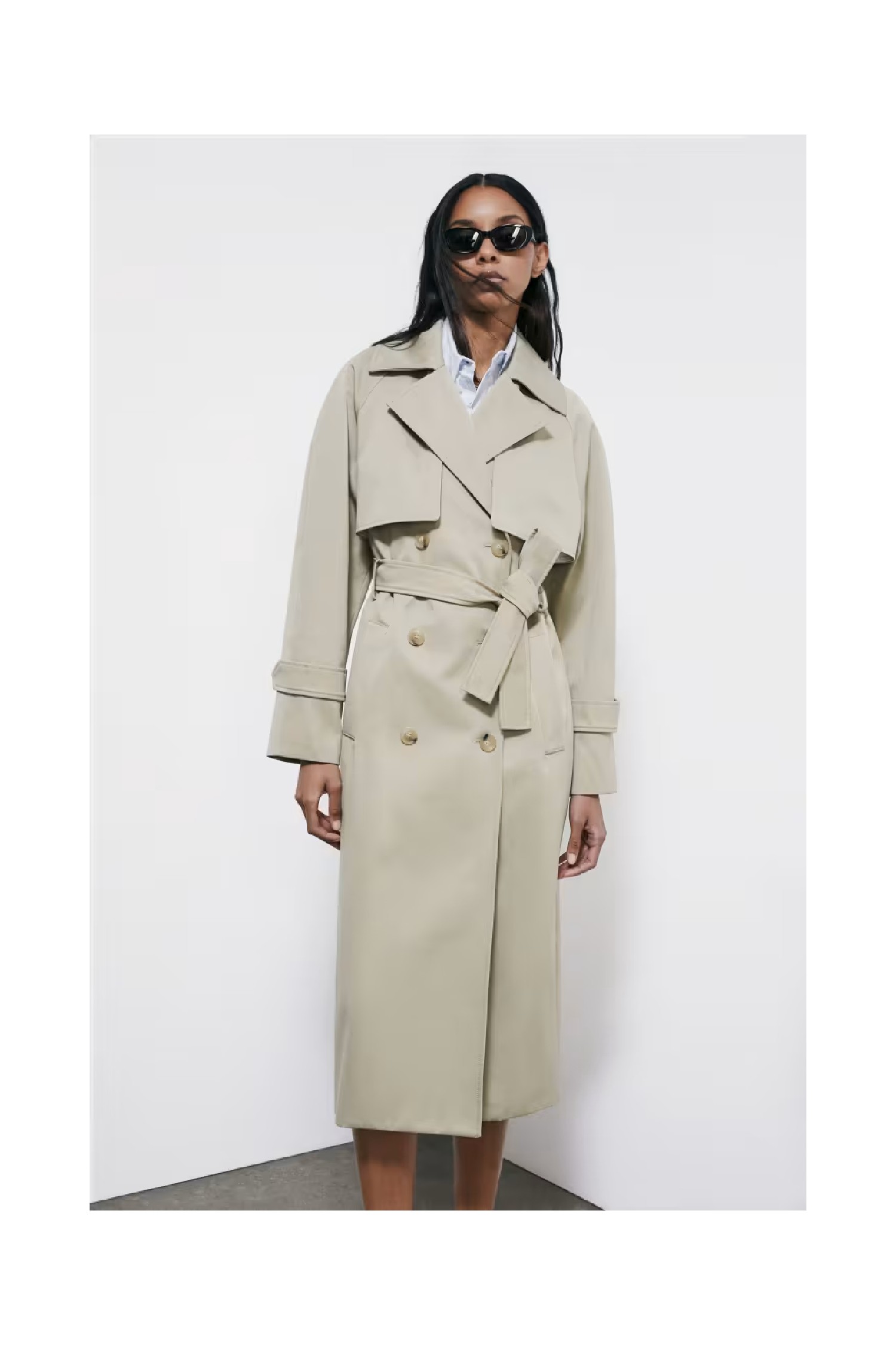 TRENCH STRUTTURATO OVER IN COTONE PATRIZIA PEPE