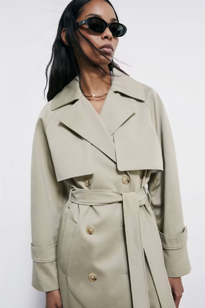 TRENCH STRUTTURATO OVER IN COTONE PATRIZIA PEPE