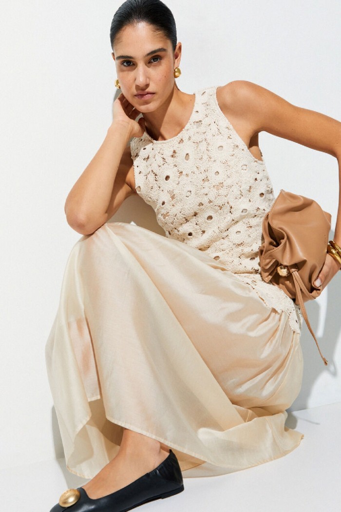 ABITO LUNGO IN MACRAME' LIU JO