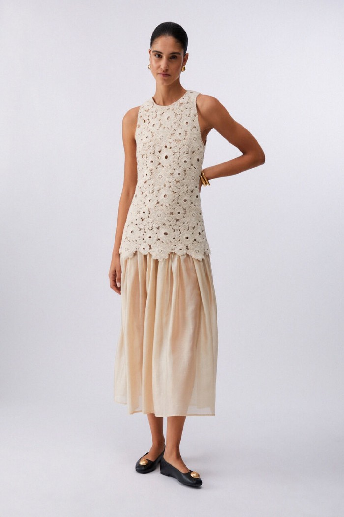 ABITO LUNGO IN MACRAME' LIU JO