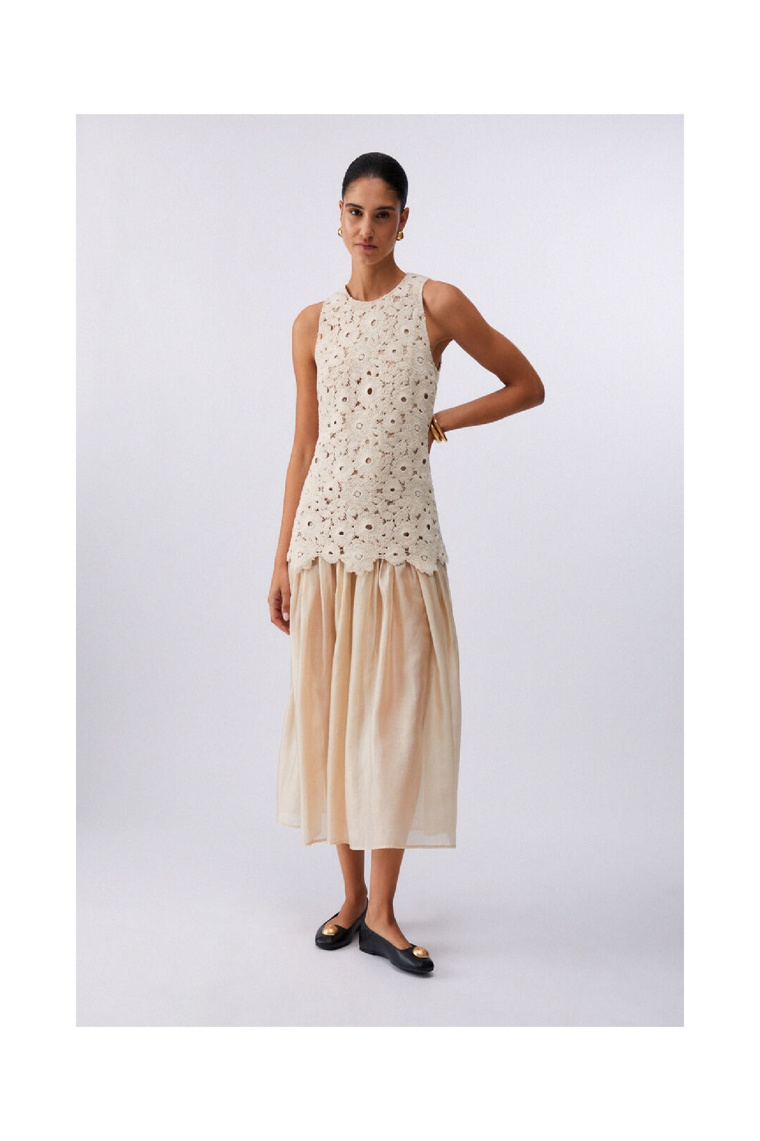 ABITO LUNGO IN MACRAME' LIU JO