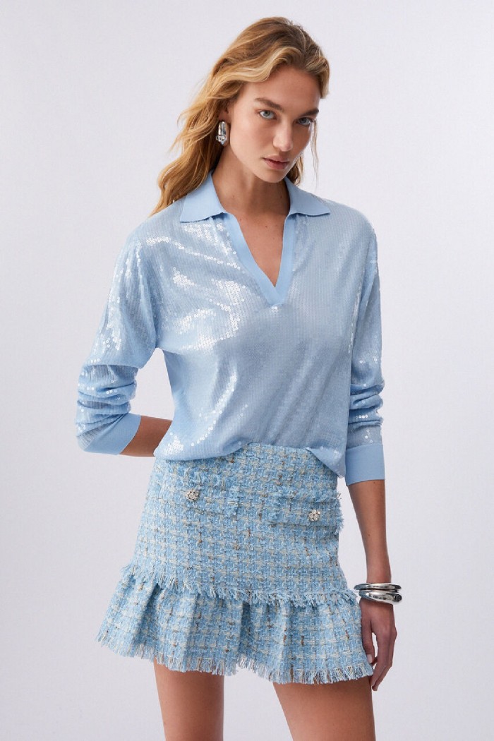MAGLIA CON PAILLETTES LIU JO