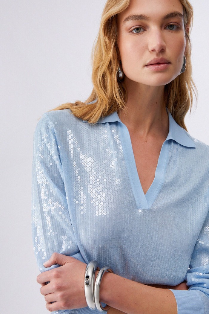 MAGLIA CON PAILLETTES LIU JO