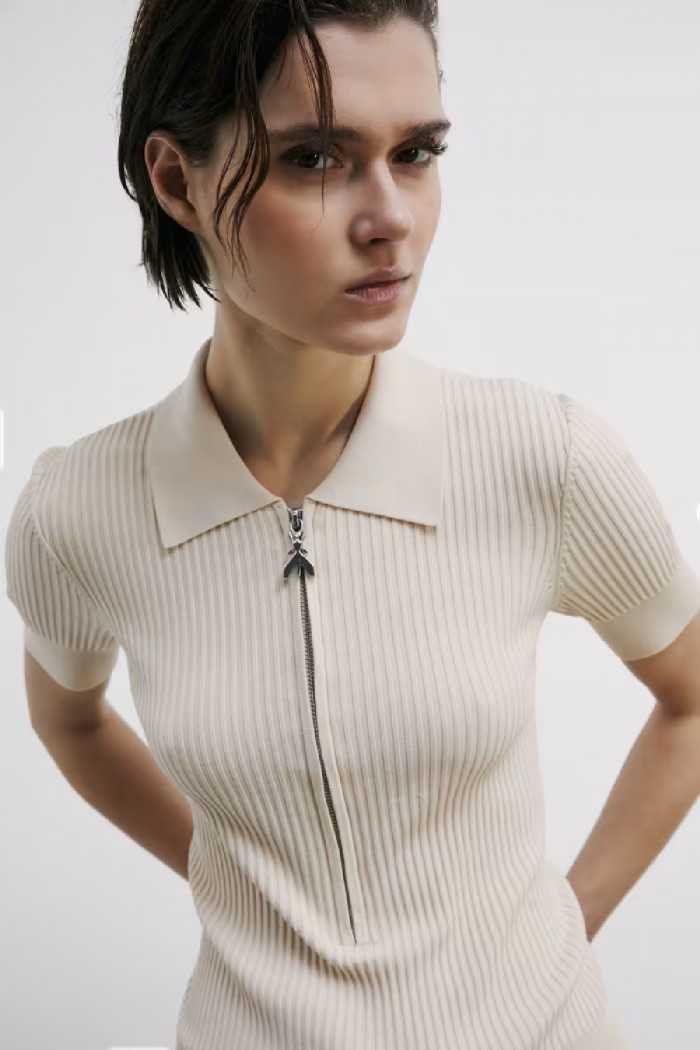 POLO IN MAGLIA LEGGERA PATRIZIA PEPE