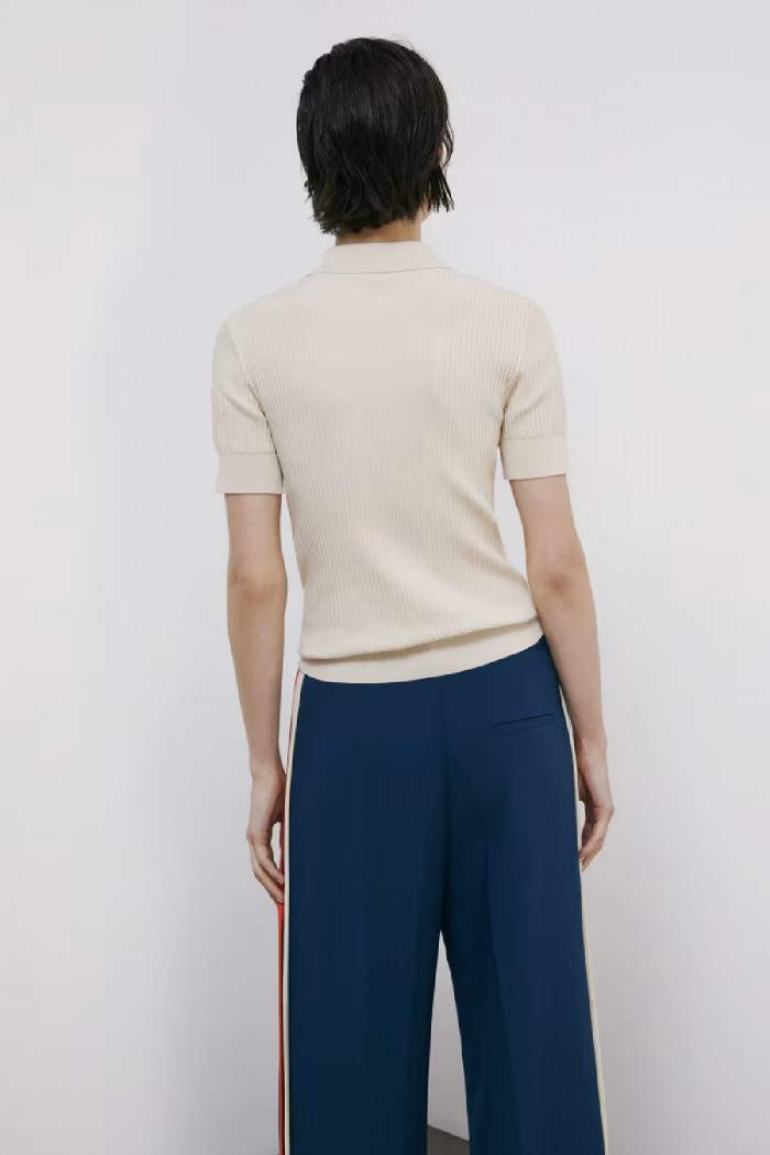 POLO IN MAGLIA LEGGERA PATRIZIA PEPE