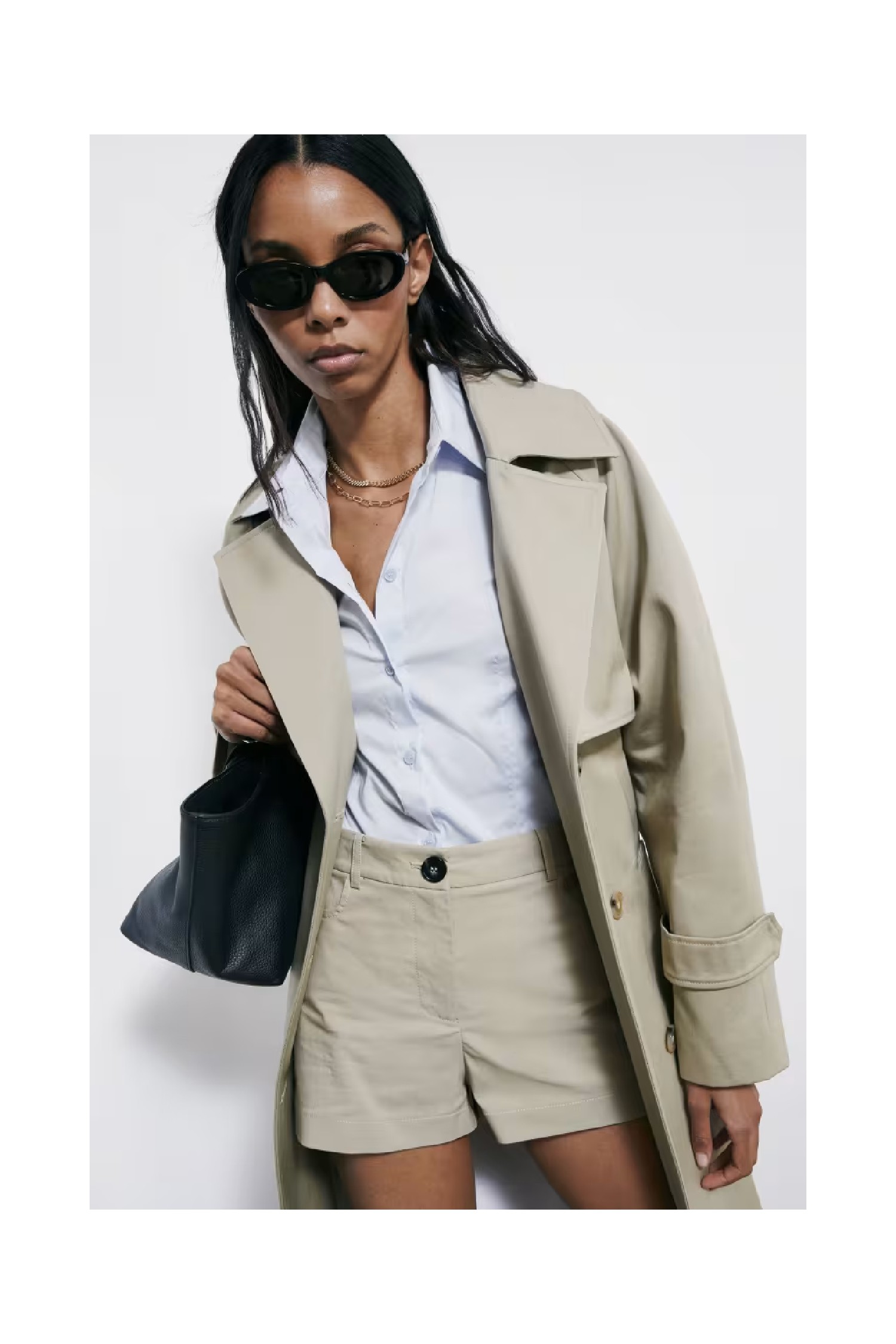 CAMICIA SLIM FIT IN POPELINE  PATRIZIA PEPE