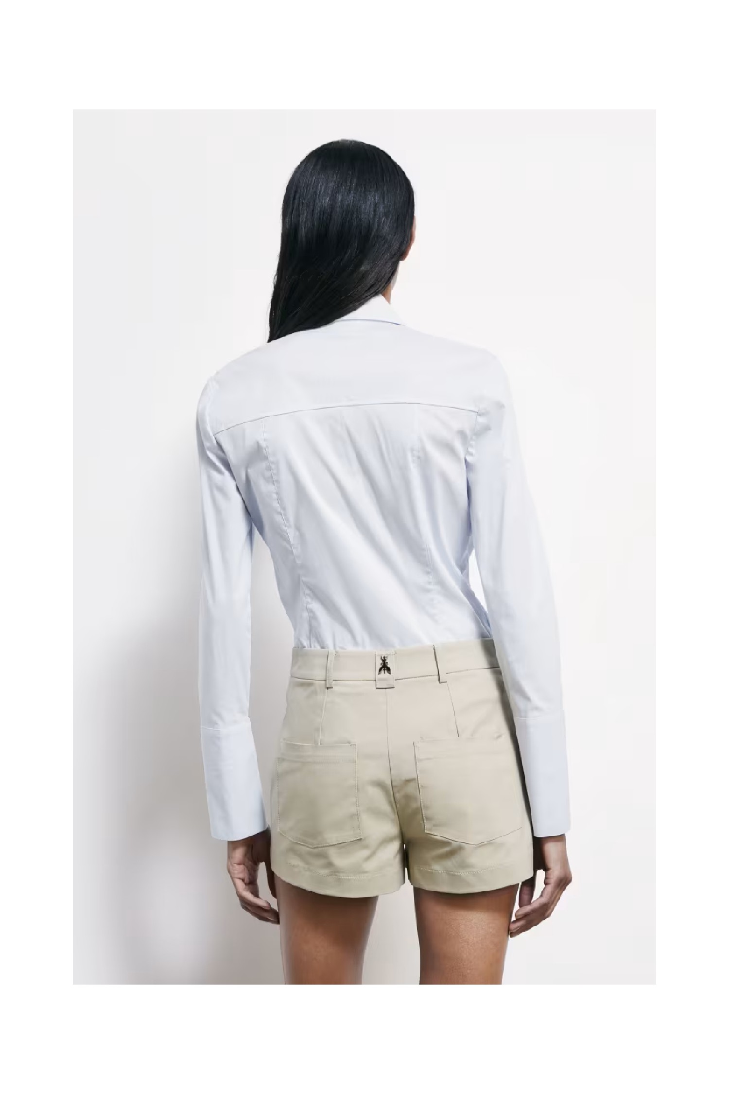 CAMICIA SLIM FIT IN POPELINE  PATRIZIA PEPE