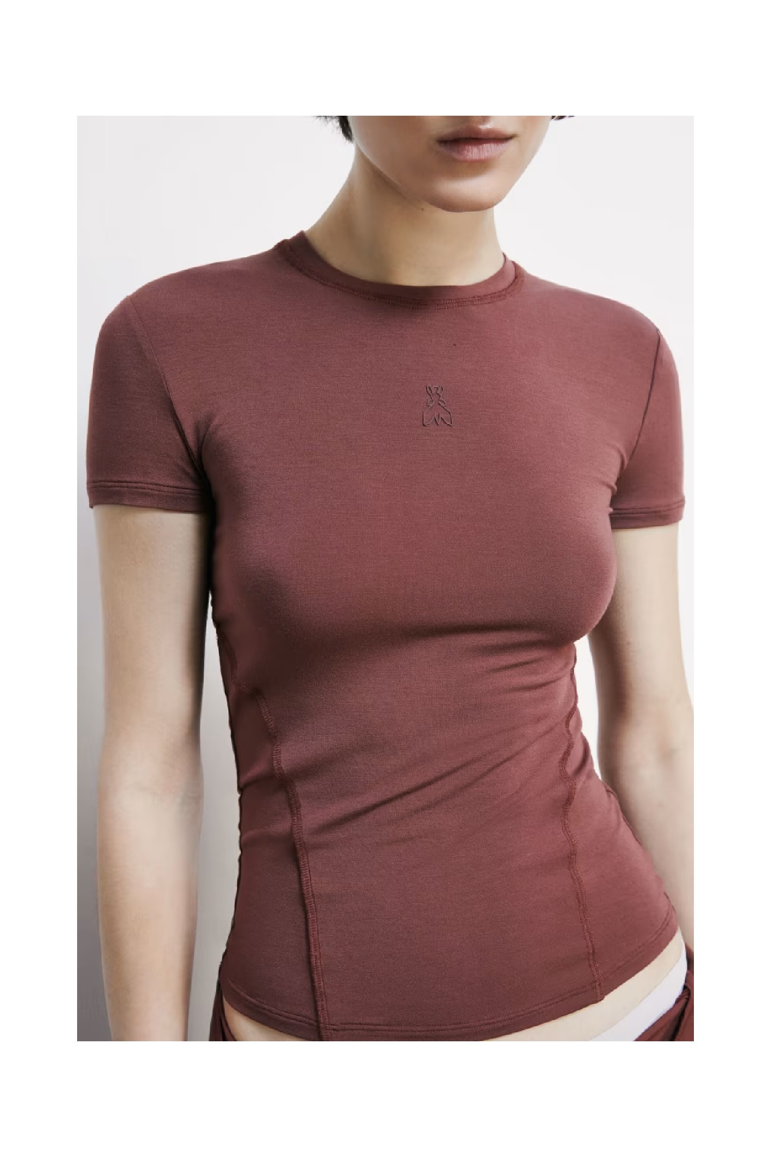 T-SHIRT SLIM SAGOMATA PATRIZIA PEPE