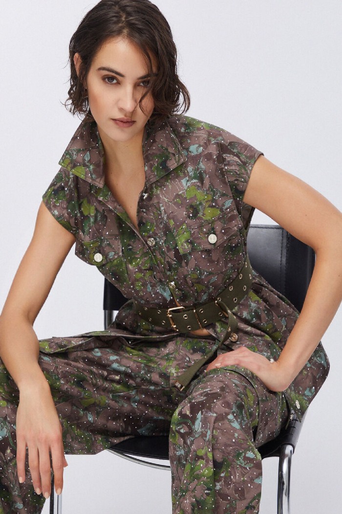 GILET CON STAMPA LIU JO