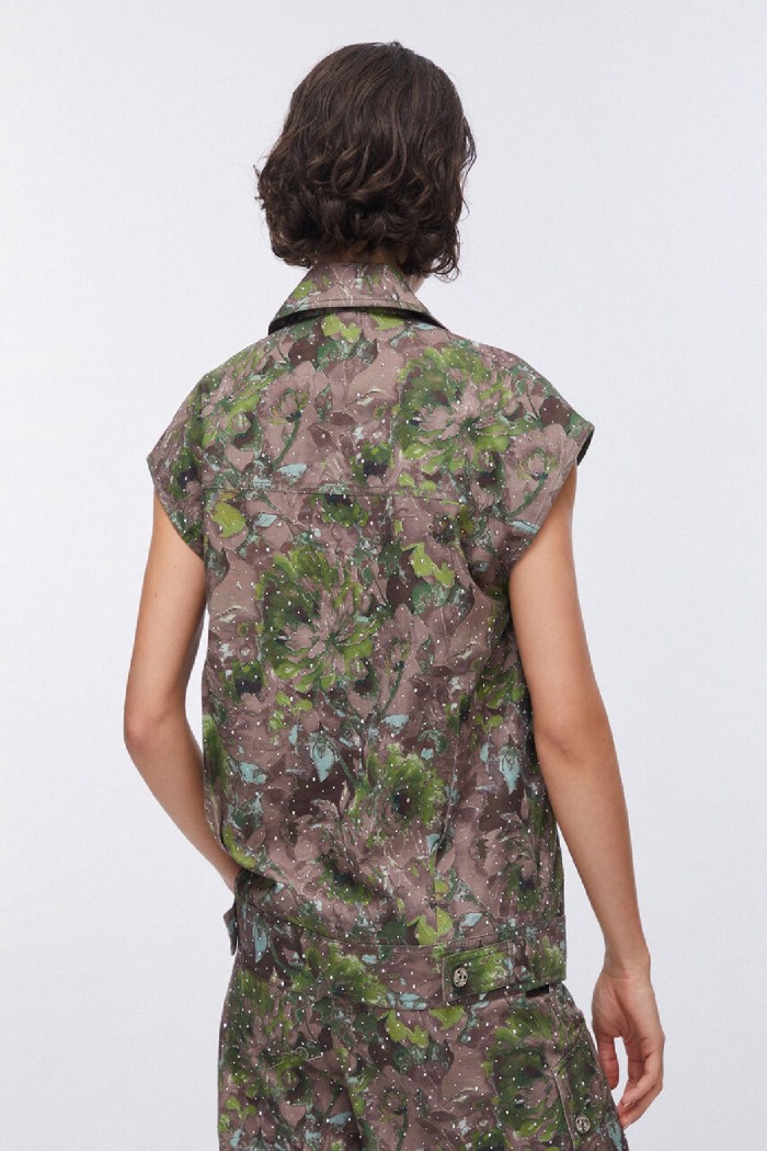 GILET CON STAMPA LIU JO