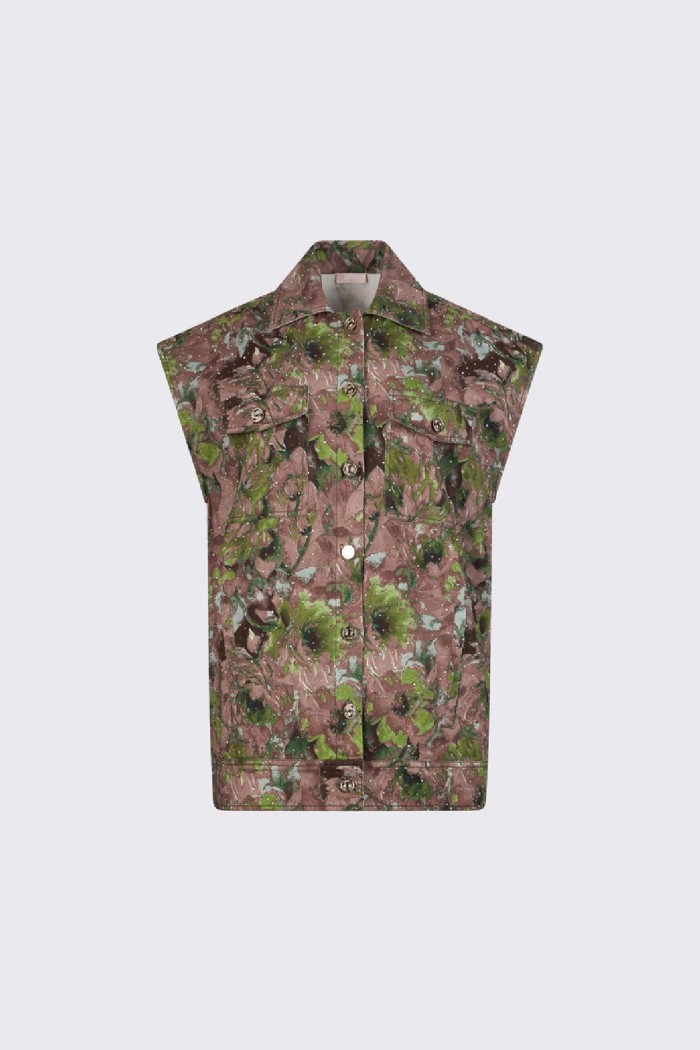 GILET CON STAMPA LIU JO
