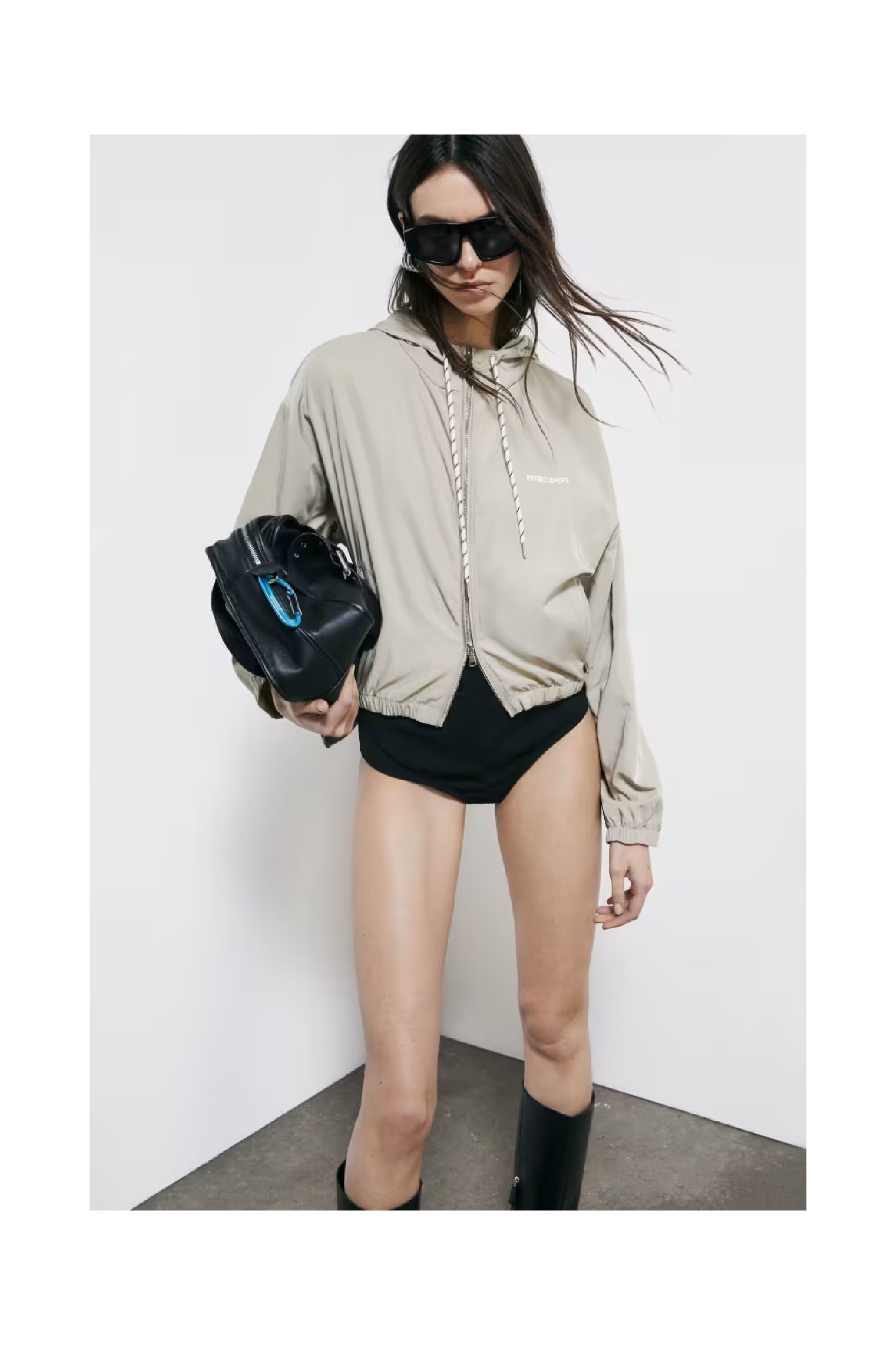 BOMBER SPORTIVO CON CAPPUCCIO PATRIZIA PEPE