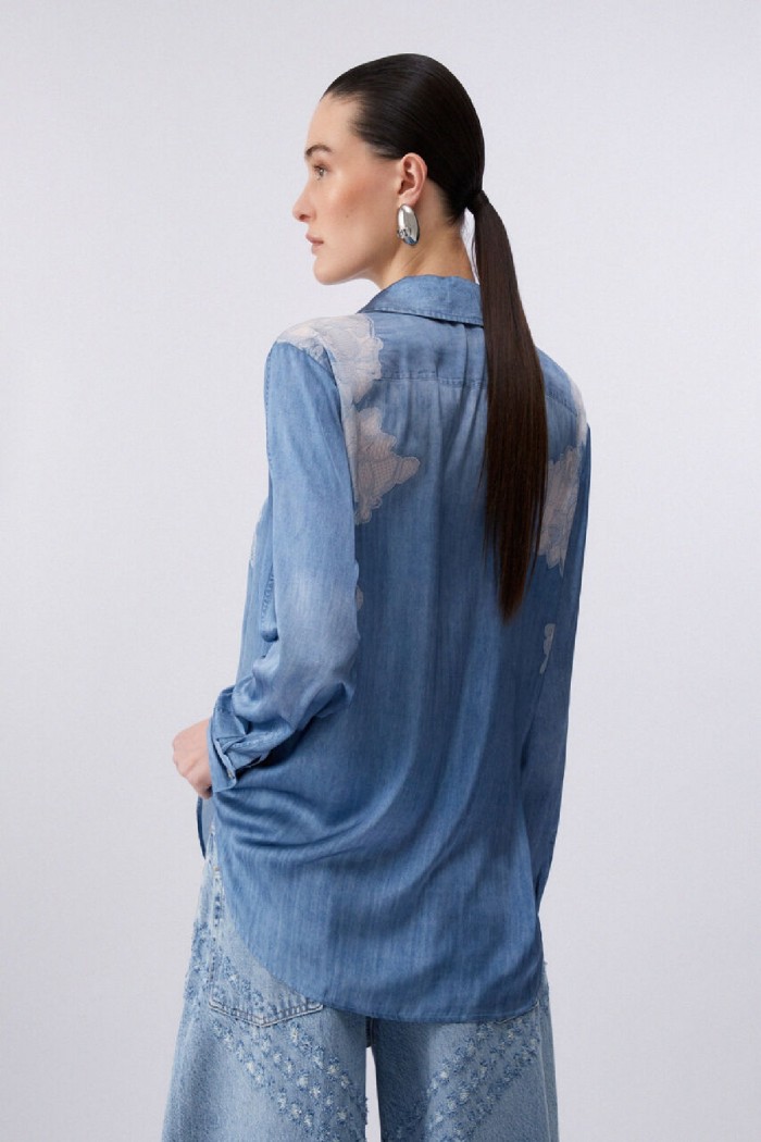 CAMICIA CON STAMPA DIGITALE LIU JO