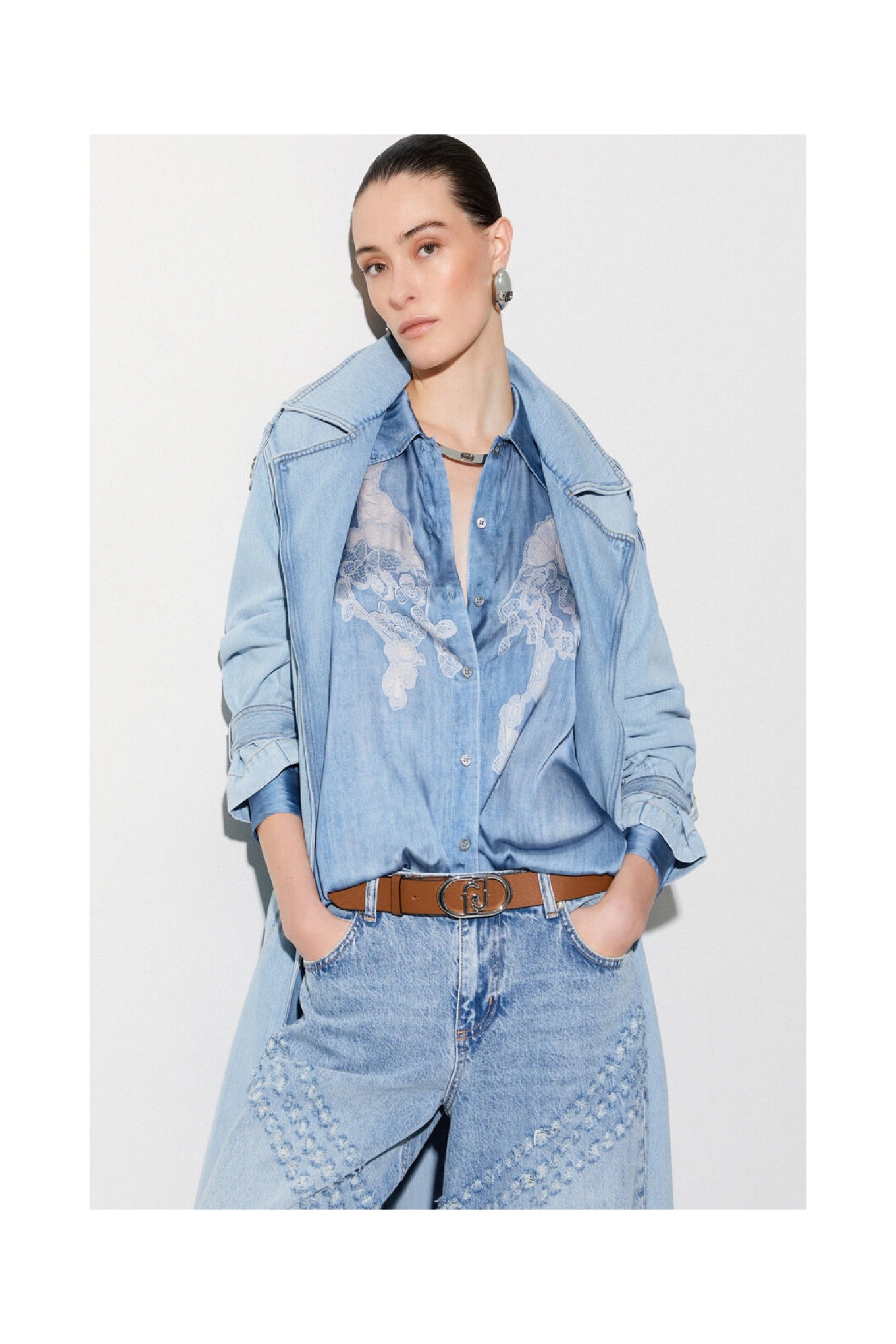 CAMICIA CON STAMPA DIGITALE LIU JO