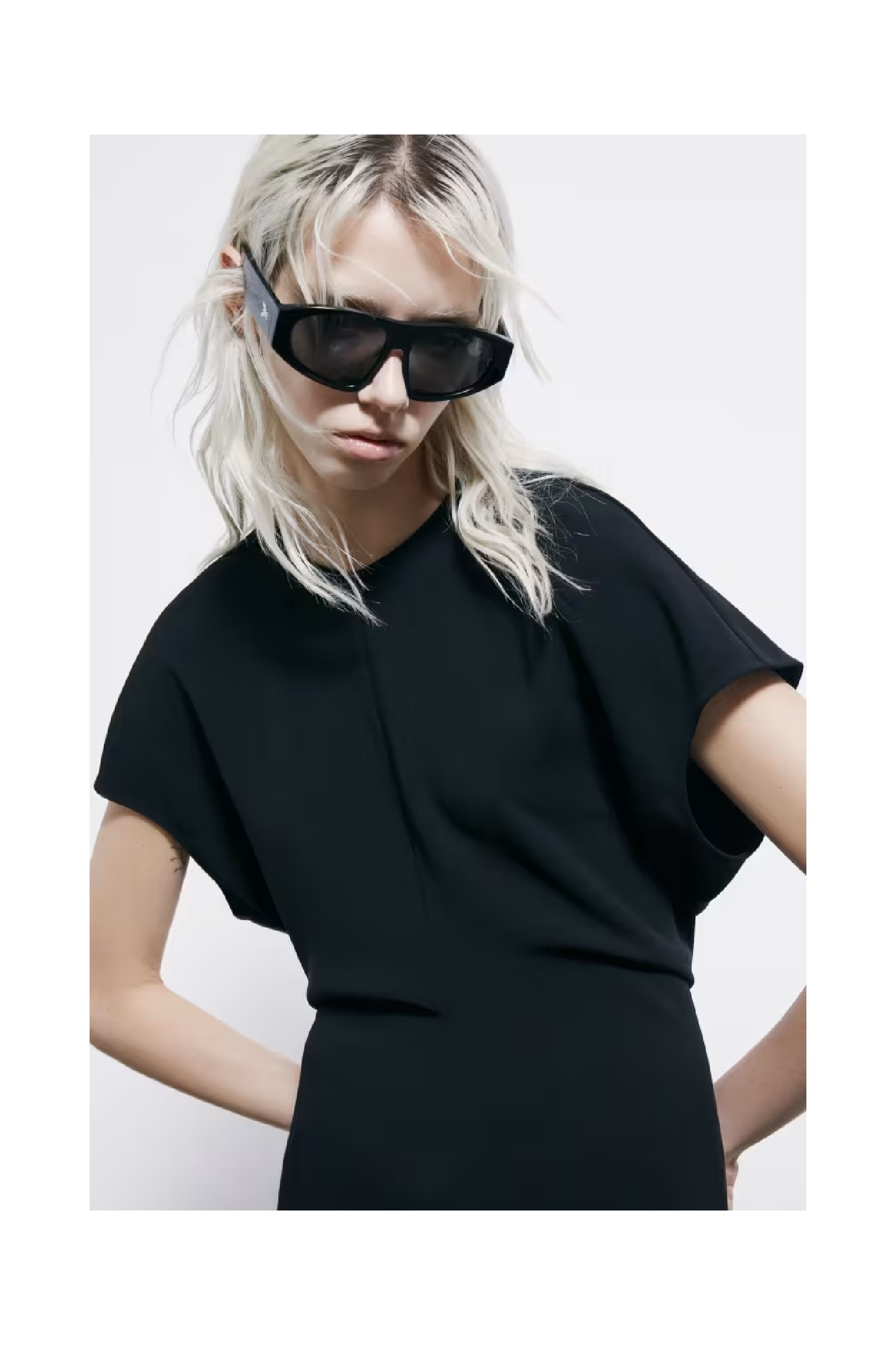 ABITO MIDI FLUIDO IN TWILL  PATRIZIA PEPE