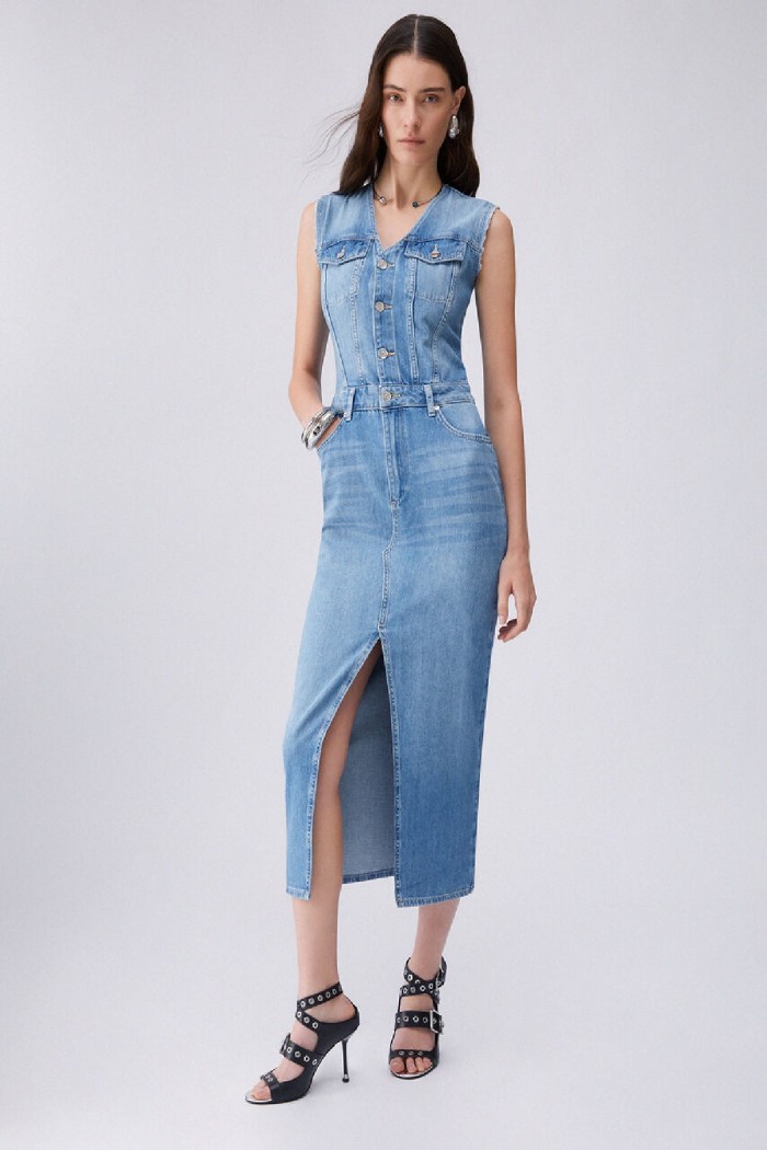 ABITO LUNGO IN DENIM LIU JO