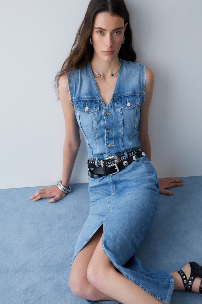 ABITO LUNGO IN DENIM LIU JO