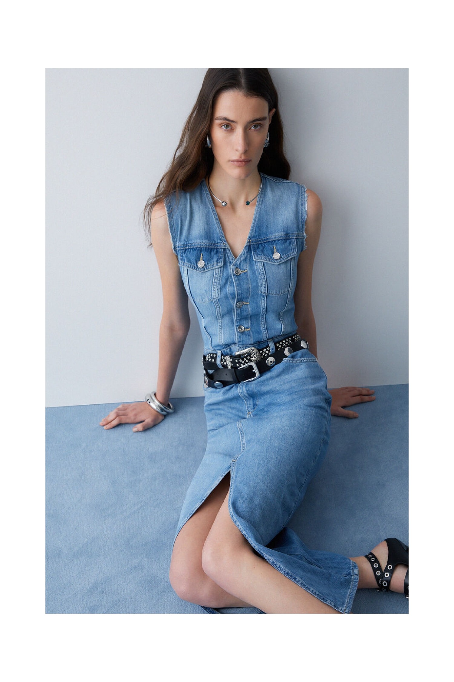 ABITO LUNGO IN DENIM LIU JO