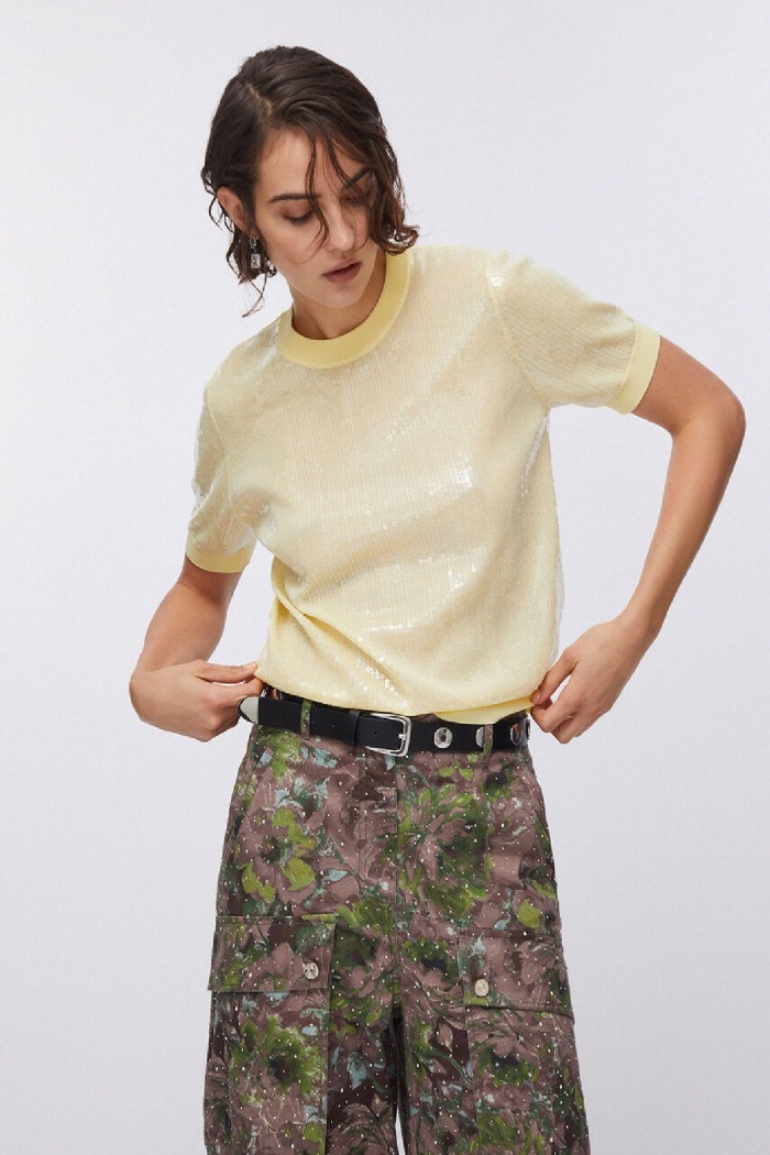 TOP CON PAILLETTES LIU JO