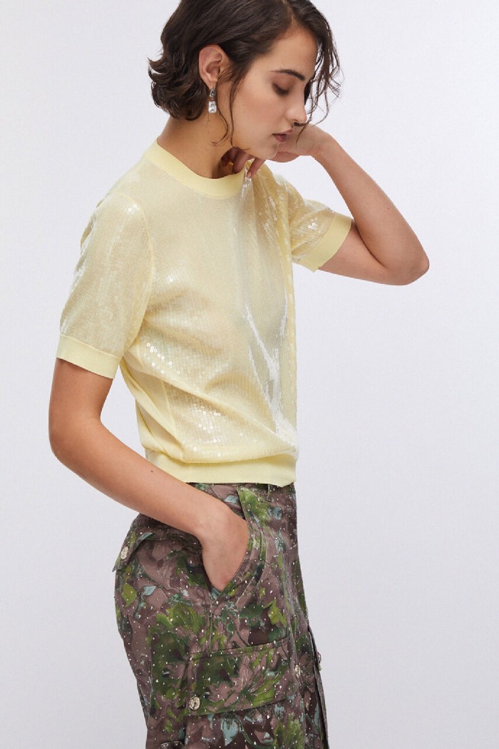 TOP CON PAILLETTES LIU JO
