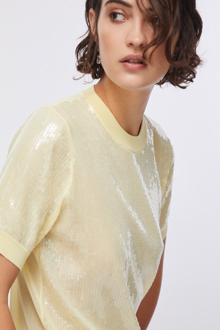 TOP CON PAILLETTES LIU JO