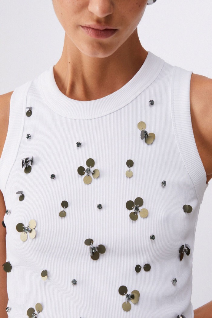 TOP CON APPLICAZIONI LIU JO