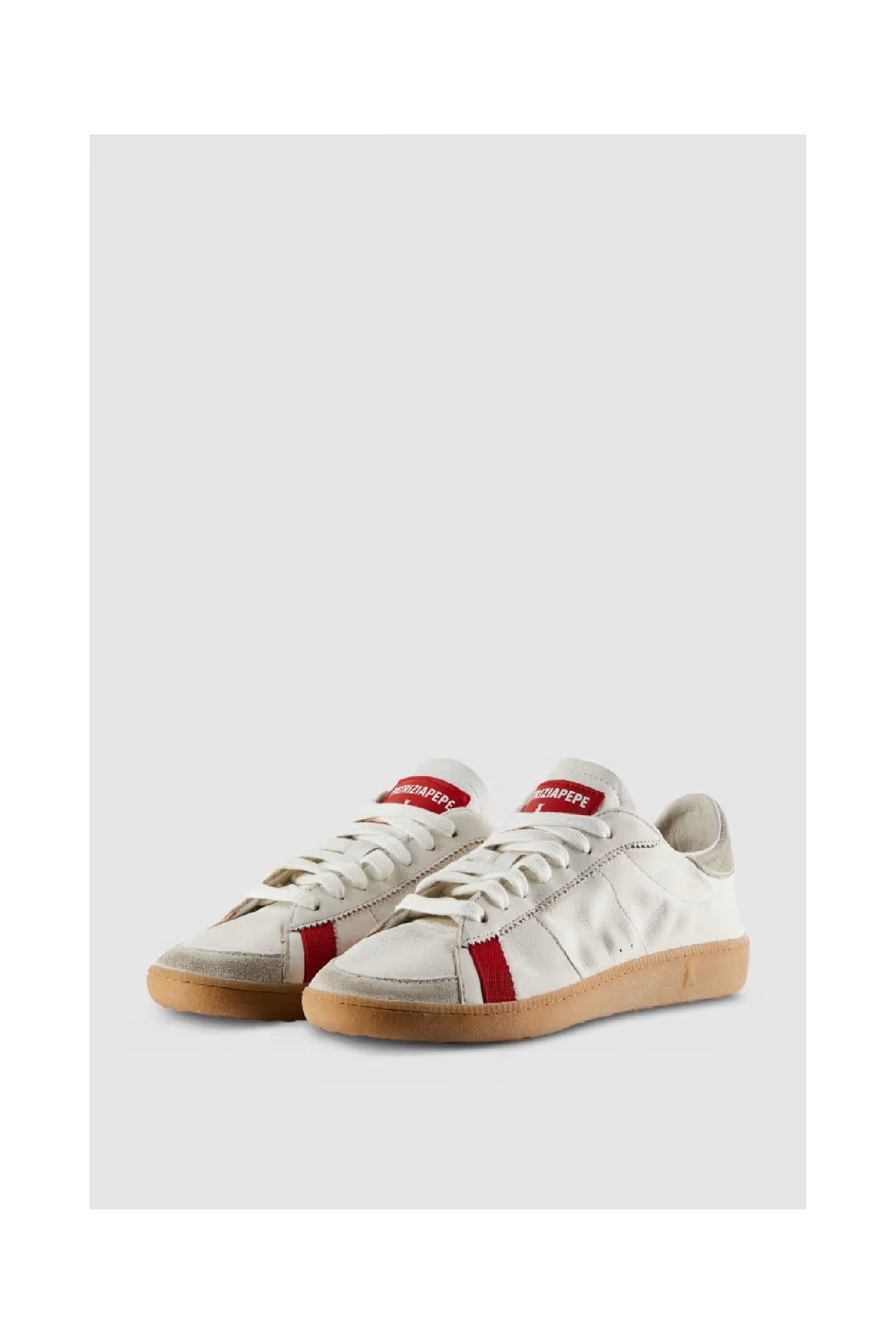 SKIN SNEAKERS  IN NAPPA LETTERING PATRIZIA PEPE