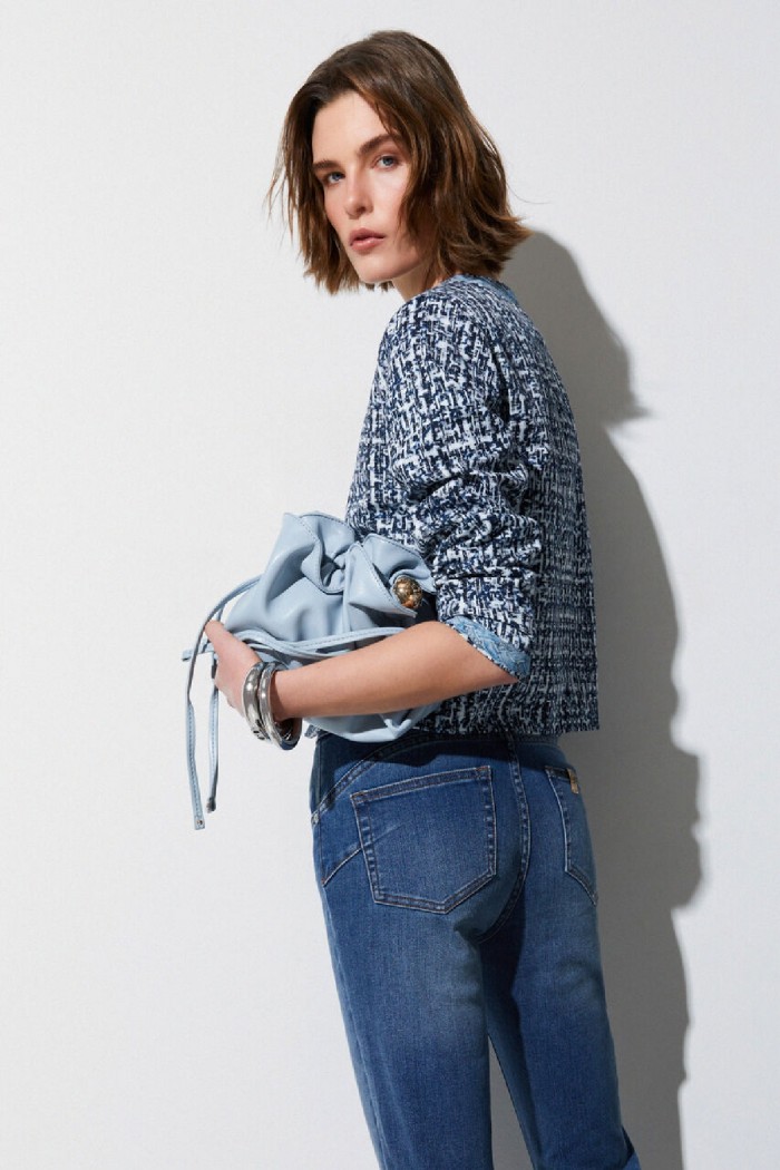 JEANS SKINNI CON RISVOLTO LIU JO