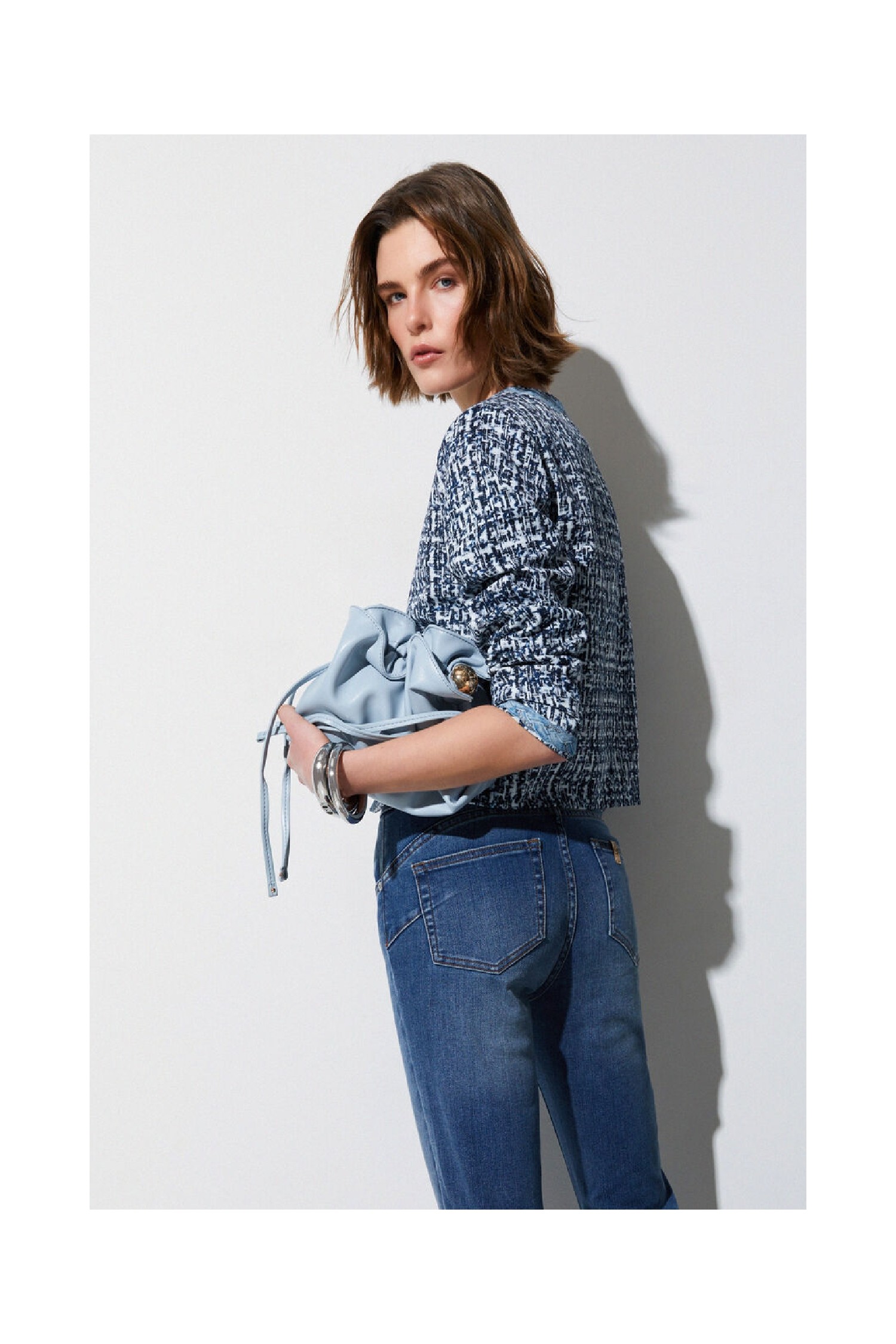 JEANS SKINNI CON RISVOLTO LIU JO