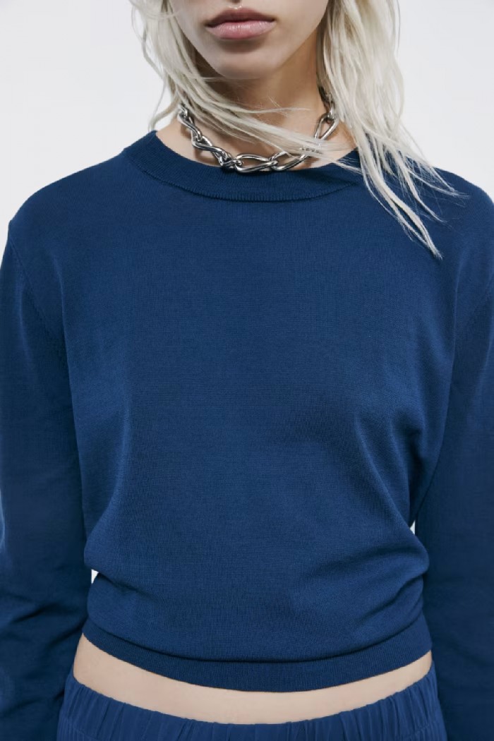 MAGLIA IN COTONE LEGGERO PATRIZIA PEPE