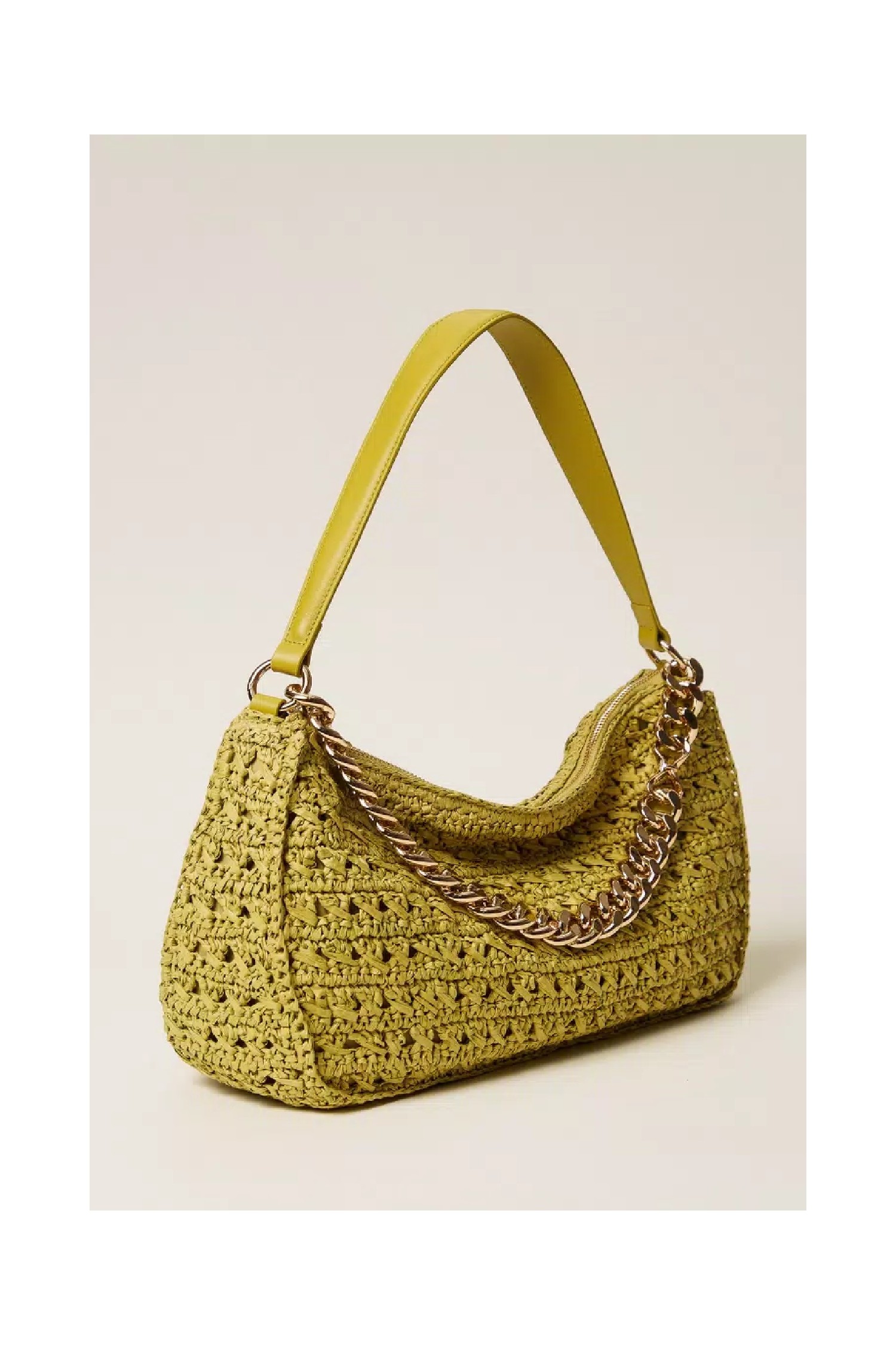 BORSA LILIANE GRANDE IN RAFIA CROCHET TWINSET