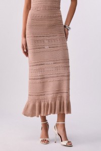 GONNA LUNGA IN MAGLIA TRAFORATA LIU JO