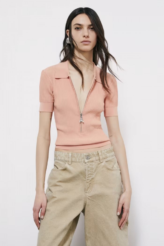 POLO IN MAGLIA LEGGERA PATRIZIA PEPE