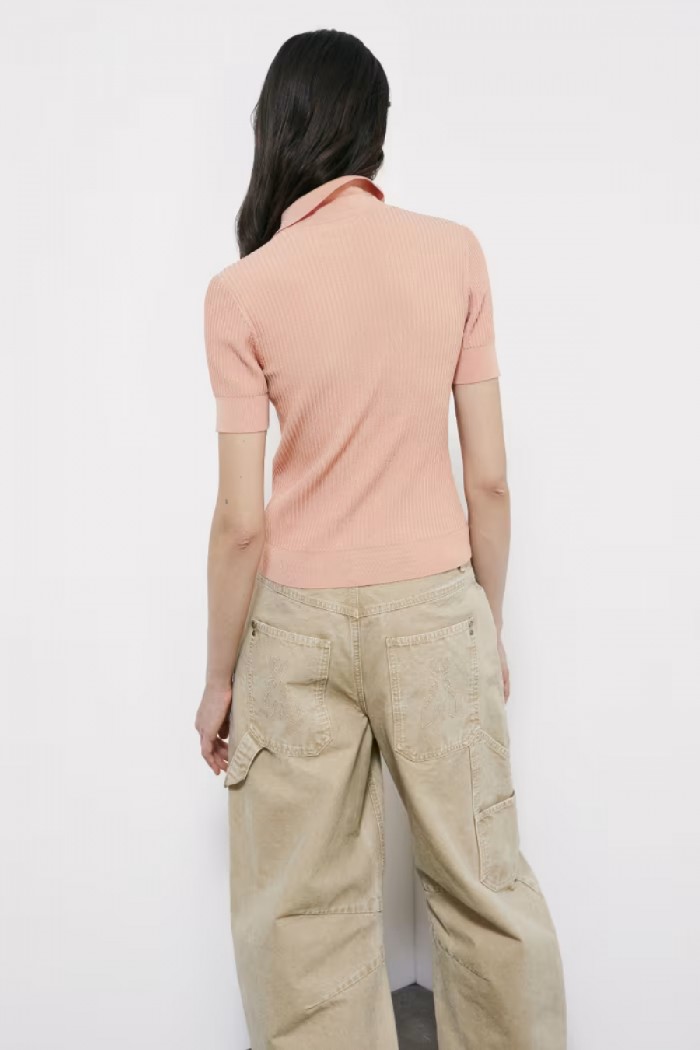 POLO IN MAGLIA LEGGERA PATRIZIA PEPE