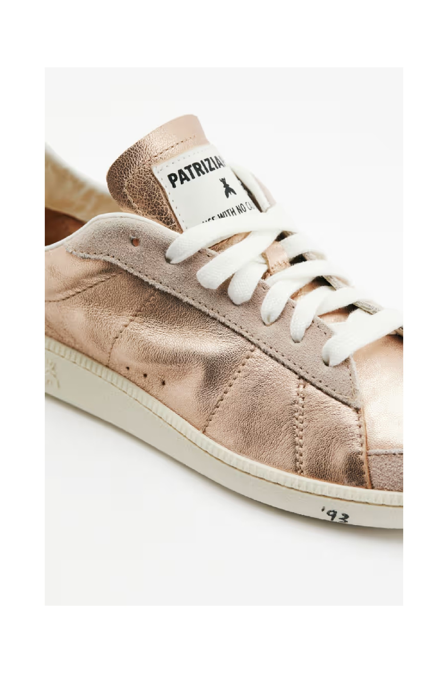 SKIN SNEAKERS 93 IN PELLE LAMINATA PATRIZIA PEPE