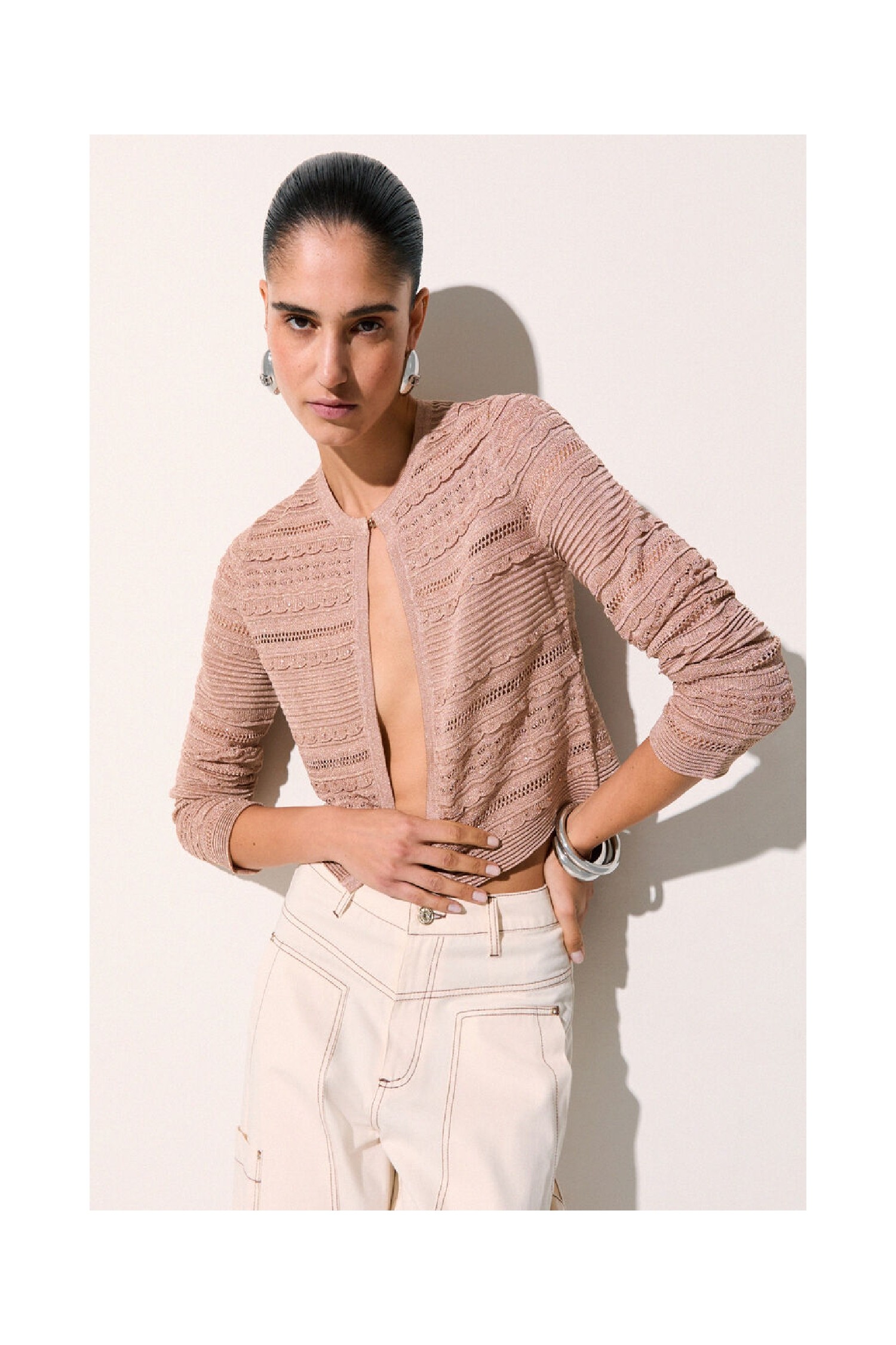 CARDIGAN TRAFORATO LIU JO