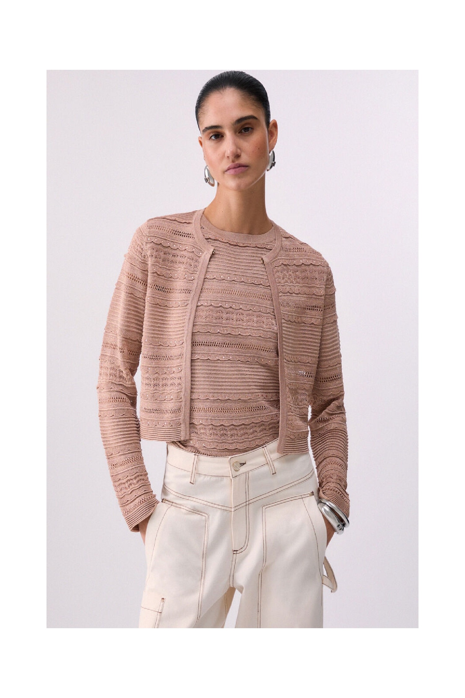 CARDIGAN TRAFORATO LIU JO