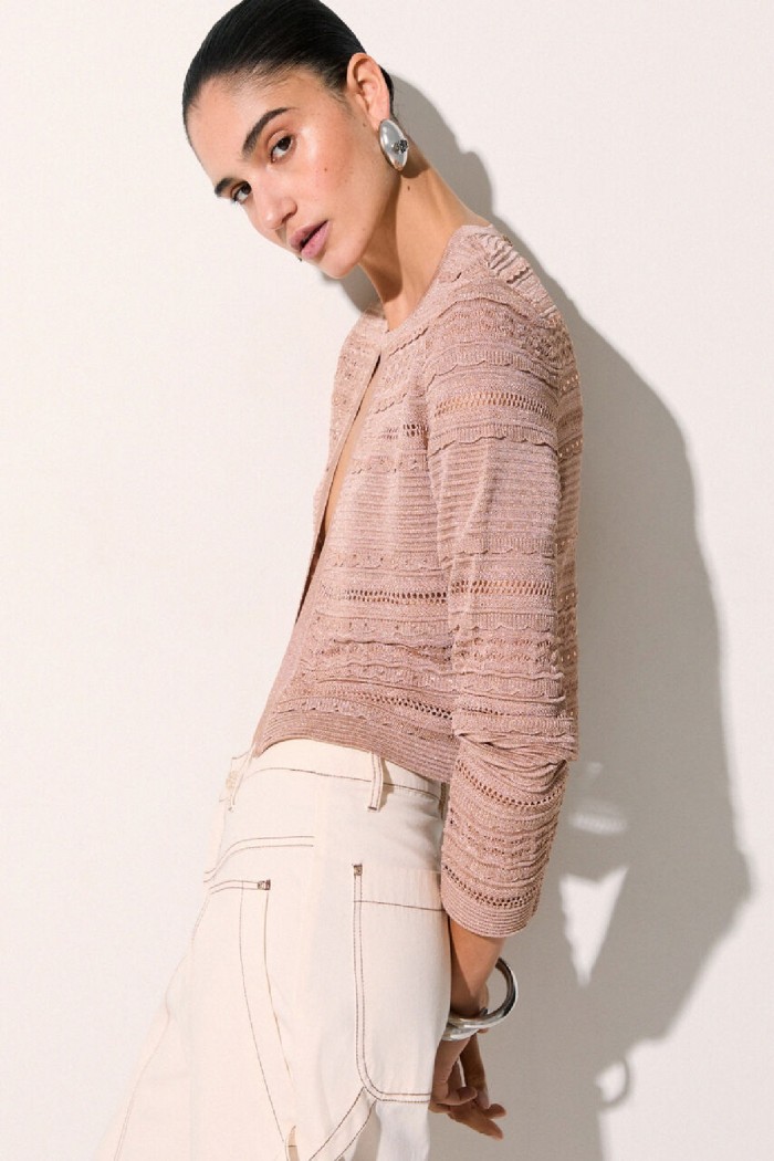 CARDIGAN TRAFORATO LIU JO