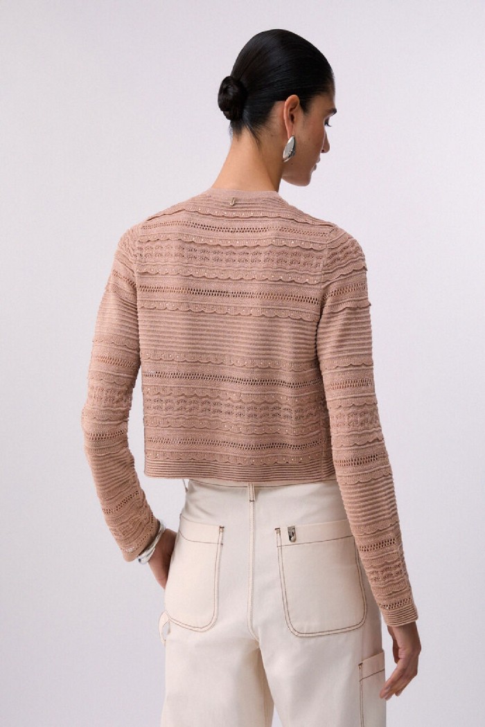 CARDIGAN TRAFORATO LIU JO