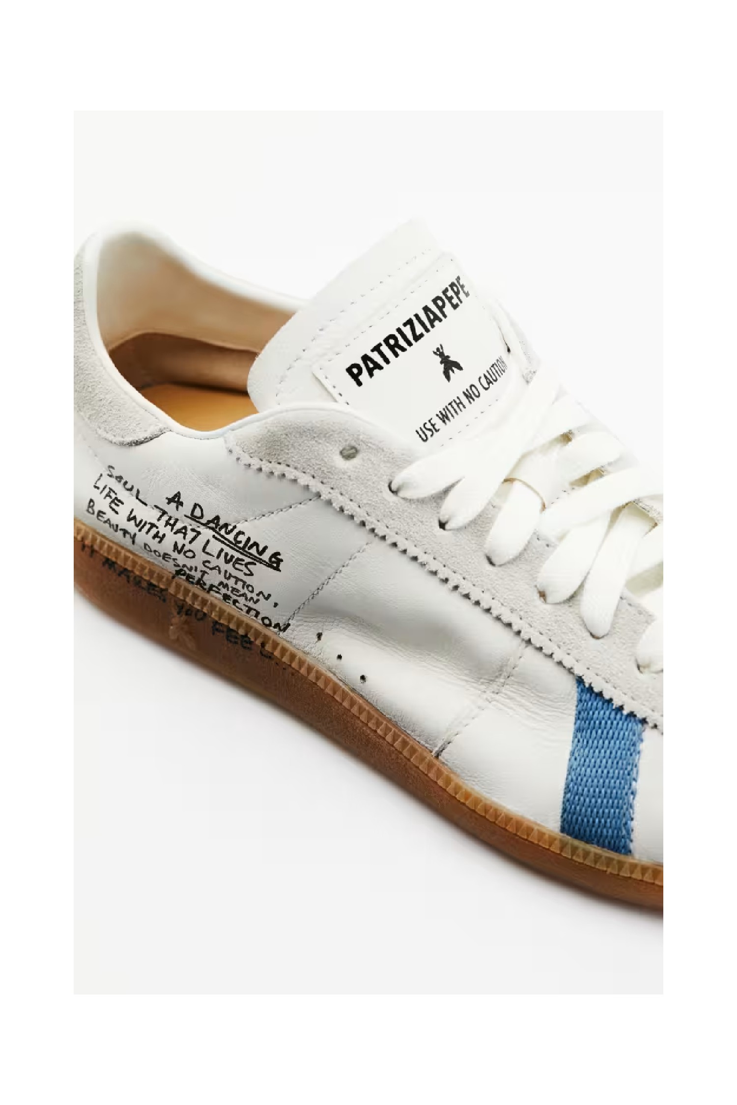 SNEAKERS NAPPA LETTERING PATRIZIA PEPE
